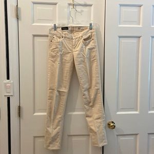 J.Crew matchbook, off-white corduroy worn once 26 regular